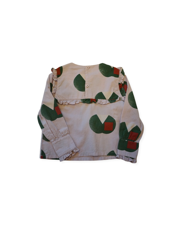 The Animals Observatory Long Sleeve Cotton Blouse
