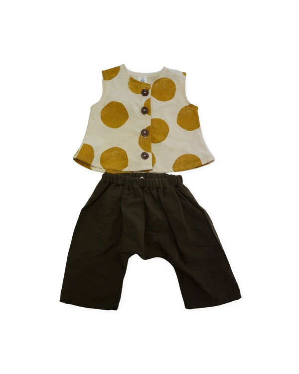 Bandicute Top & Cotton Pants Set