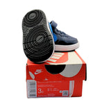 Nike Blue Leather Low-Top Sneakers