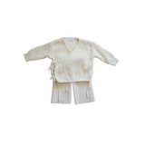 Ziggy Lou Creme Chunky Knit Kimono Set