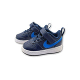 Nike Blue Leather Low-Top Sneakers