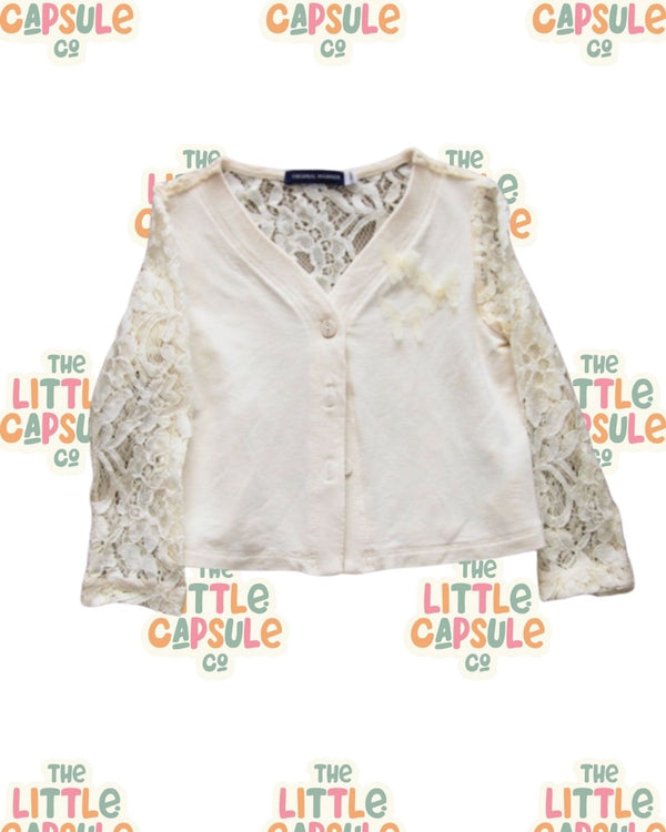 Original Marines Lace Back Cardi