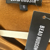 Beau Hudson Mustard Cotton Cardigan