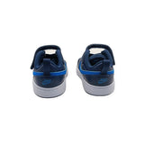 Nike Blue Leather Low-Top Sneakers