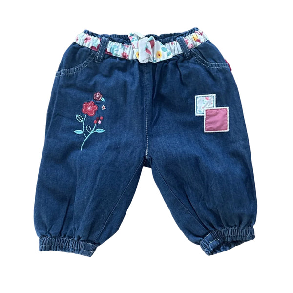 Pumpkin Patch Floral Denim