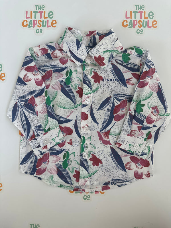 Sportscraft Floral Button-Up Shirt
