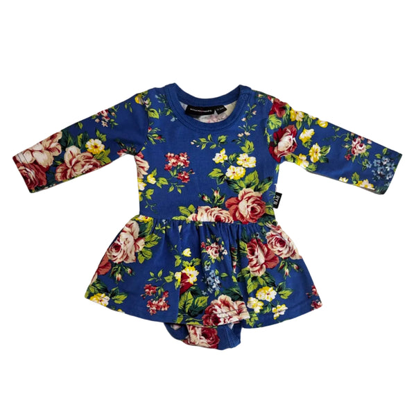 Rock Your Baby Blue Floral Dress