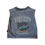Olas Mini "Busy Doing Nothin" Sleeveless Shirt