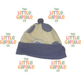 Burberry Children Romper & Beanie Set with Blue Dots