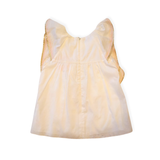 Chloé Cream Cotton Sleeveless Top with Stitched Neckline Detail