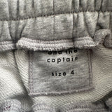 Olive & The Captain Grey Cotton Shorts