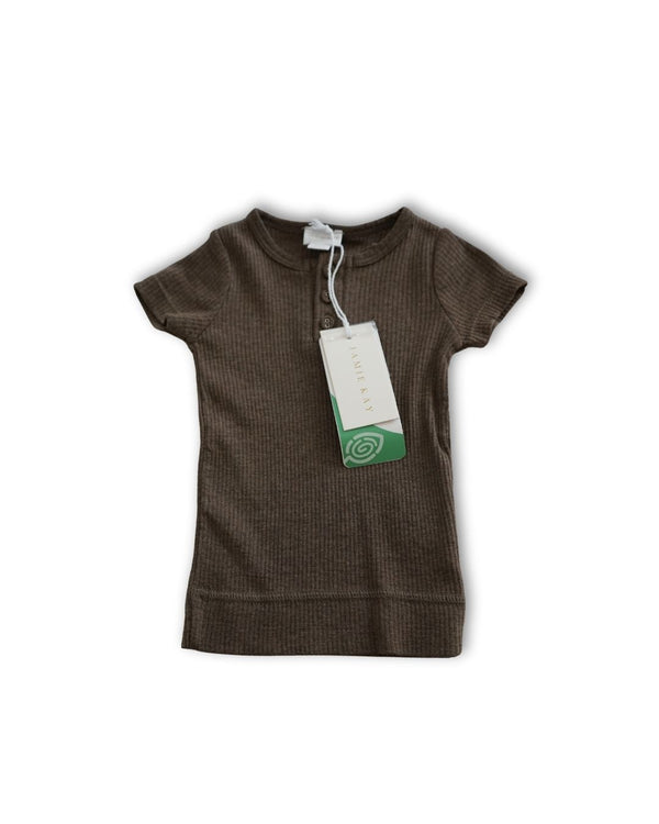 Jamie Kay Brown Cotton Shirt