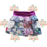 Oishi-m Purple Patchwork Skirt