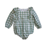 Arabella & Rose Green Gingham Playsuit