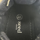 Seed Heritage Navy Leather & Canvas Sneakers