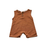 Rast Brown Cotton Playsuit