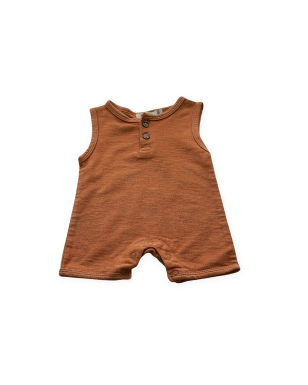 Rast Brown Cotton Playsuit