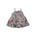 Bebe Blue Top with Floral Print