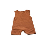 Rast Brown Cotton Playsuit