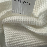 Mini Zali White Cotton Playsuit