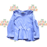 Our Little Legend Mauve Peplum Top