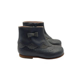 Jacadi Grey & Navy Leather Boots