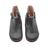 Jacadi Grey & Navy Leather Boots