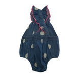 Jack & Milly Blue White Dots Playsuit