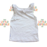 Country Road White Lace Collar Singlet Top