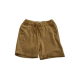 Lil’ Atelier Beige Cotton Shorts
