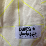 Dukes + Dutchesses Yellow Raw Cotton Dress