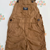OshKosh Tan Palm Tree Overalls