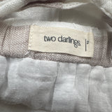 Two Darlings Striped Overalls