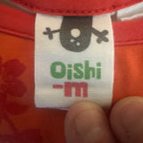 Oishi-M Striped Red and Rainbow Top