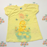 Vintage 1984 Bonds Duck Nighty – Lemon Yellow + Vintage Pillowcase