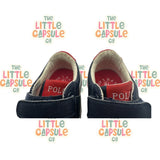 Polo Navy Blue Leather Street Shoes