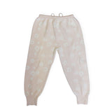 Ziggy Lou Beige Floral Cotton Blend Pants