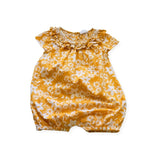 Jack & Milly Mustard Floral Romper