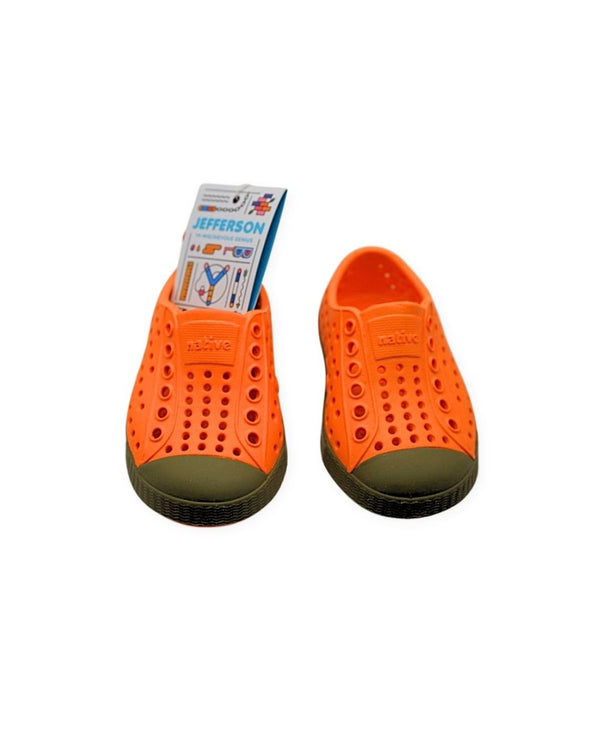 Native Orange & Green Sandals