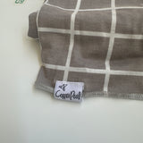 Copper Pearl Brown Check Cotton Wrap
