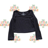 From Zion Black Long Sleeve Top
