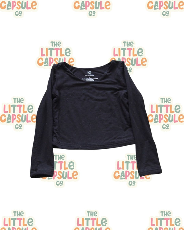 From Zion Black Long Sleeve Top