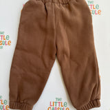 Wolf & Cub Tan Lolo Logo Trackies