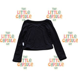 From Zion Black Long Sleeve Top