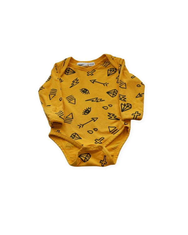 Frankie + Taj Romper with Eye & Lightning Print