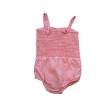 Peggy Pink Ruffle Romper