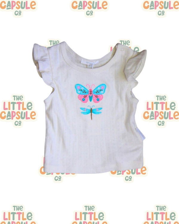 Purebaby Butterfly Tee