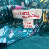 Du Pareil Au Même Blue Animal Skirt