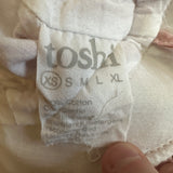 Toshi Sunhat Pink Floral with Frill