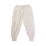 Ziggy Lou Beige Floral Cotton Blend Pants